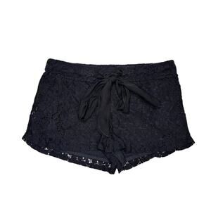 Selena Gomez, Black Lace Overlay, Shorts Juniors Large, Sexy Shorts, Whimsy